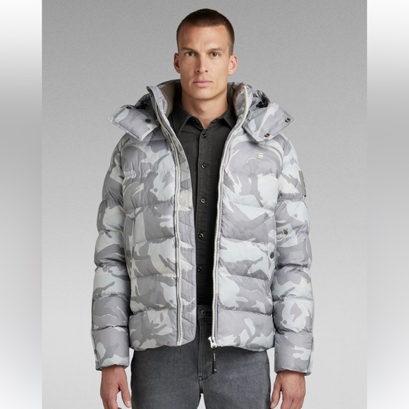 Men’s G-Star Raw Whistler Padded Hooded Jacket - Picture 1 of 5